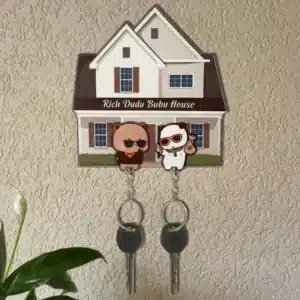 Porte clé panda couple 1