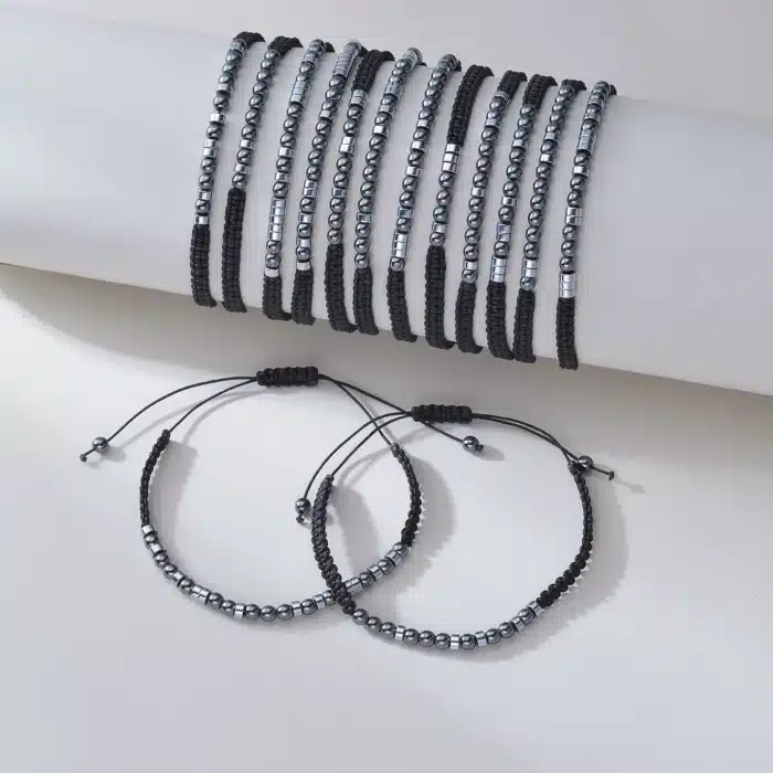 Bracelet couple code morse homme et femme 1