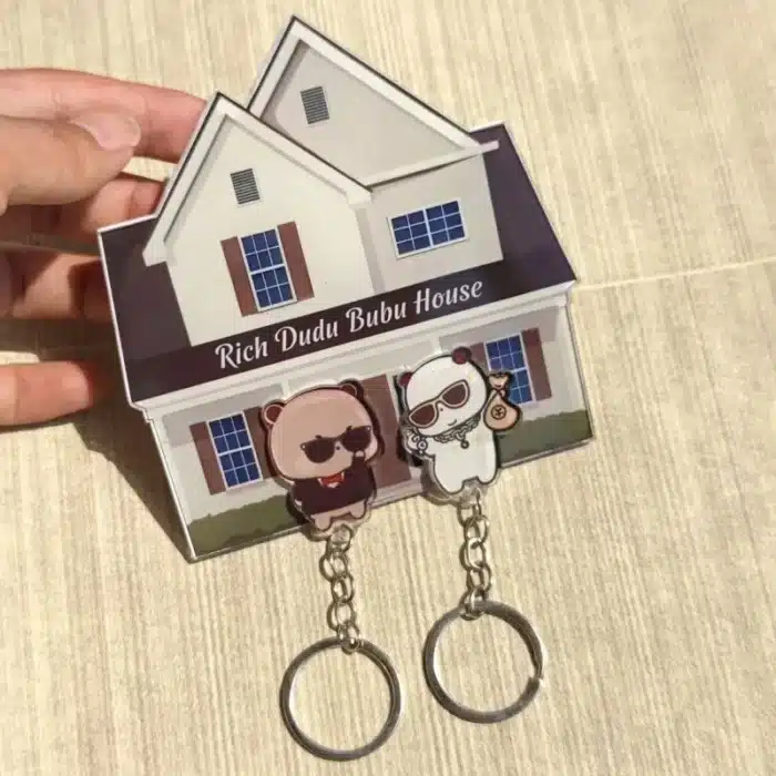 Porte clé panda couple 4