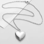 Collier couple coeur a graver 5
