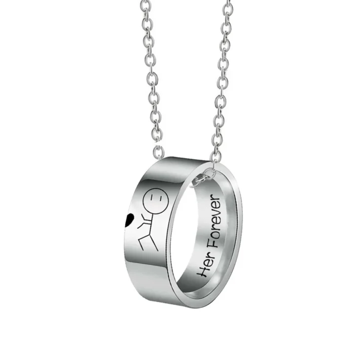 Collier bague couple 4
