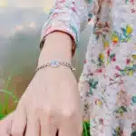 Bracelet couple aimanté initiale 3