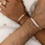 Bracelet couple avec message 2