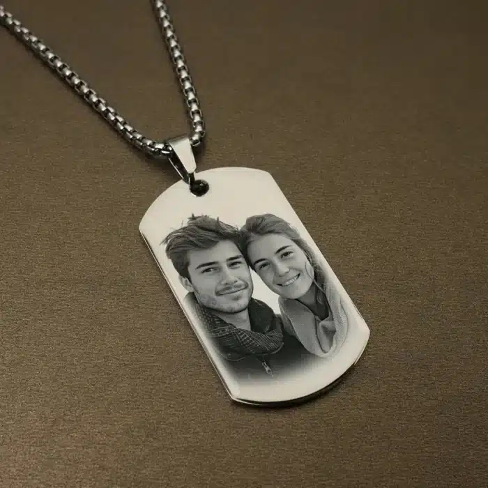 Collier couple avec date 6