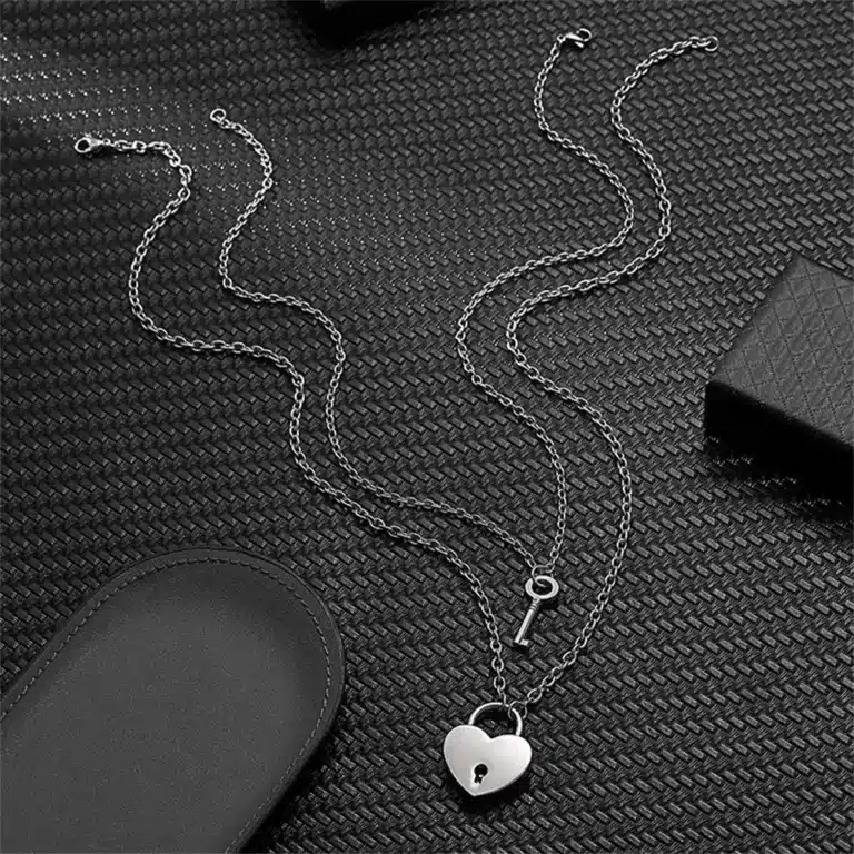Collier clé couple 5