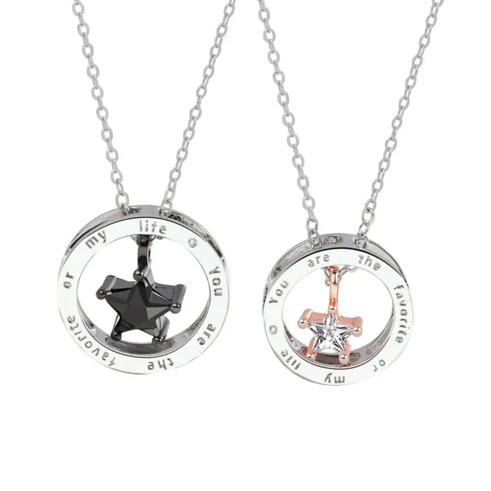Collier amour couple original 5