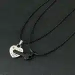 Collier cadenas clé couple 5