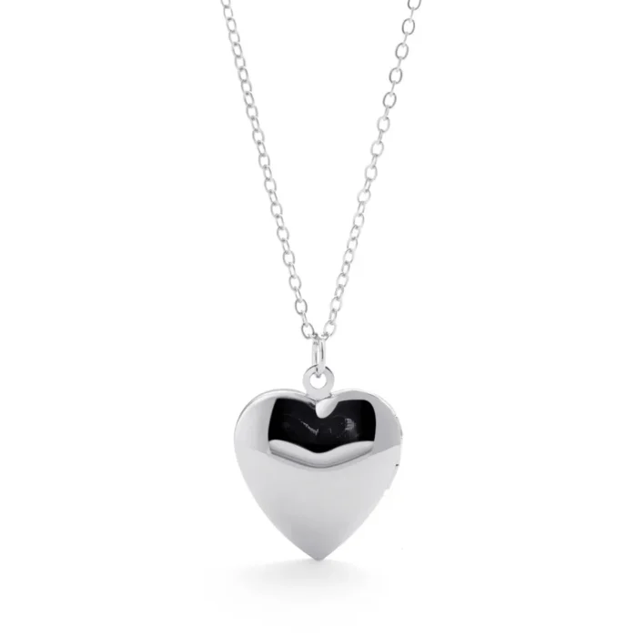 Collier coeur avec initiale couple 6