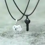 Collier cadenas clé couple 4