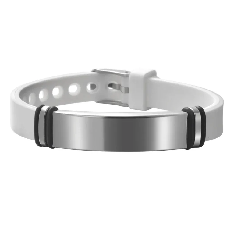 Bracelet caouchouc couple personnalisé 2
