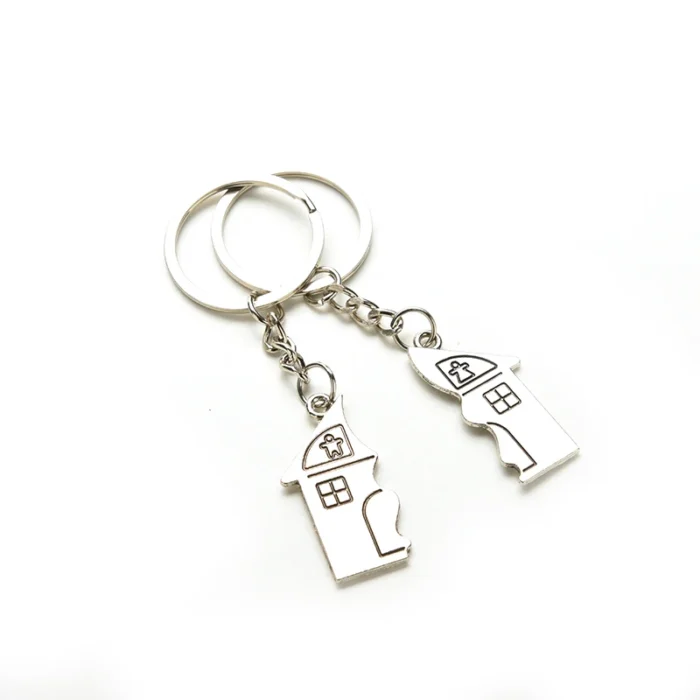 Porte clé couple maison 4