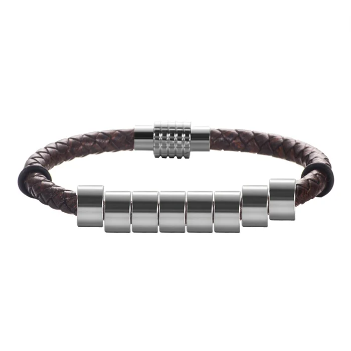 Bracelet couple date tissé 3