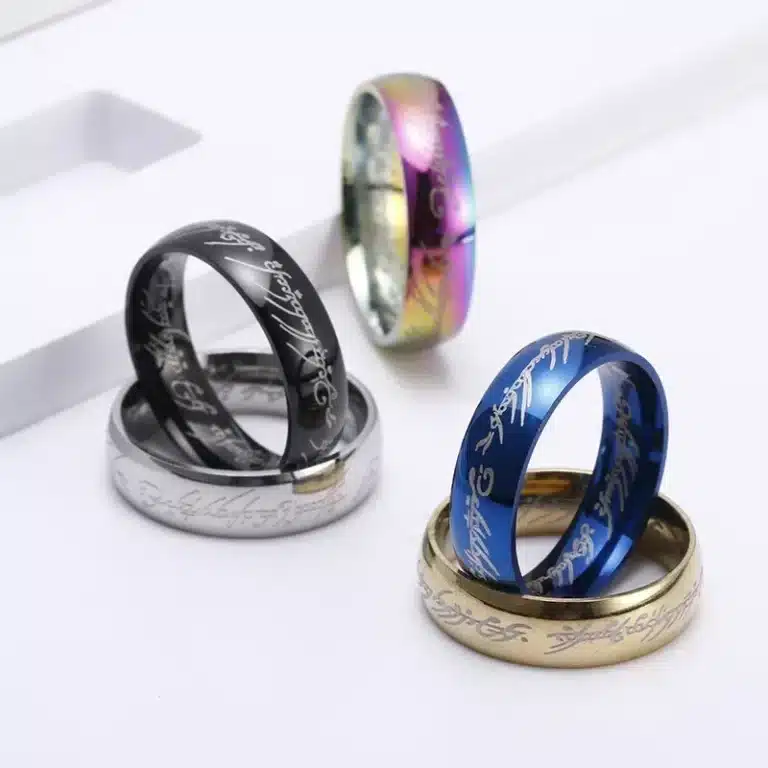 Anneaux bague de promesse couple 2