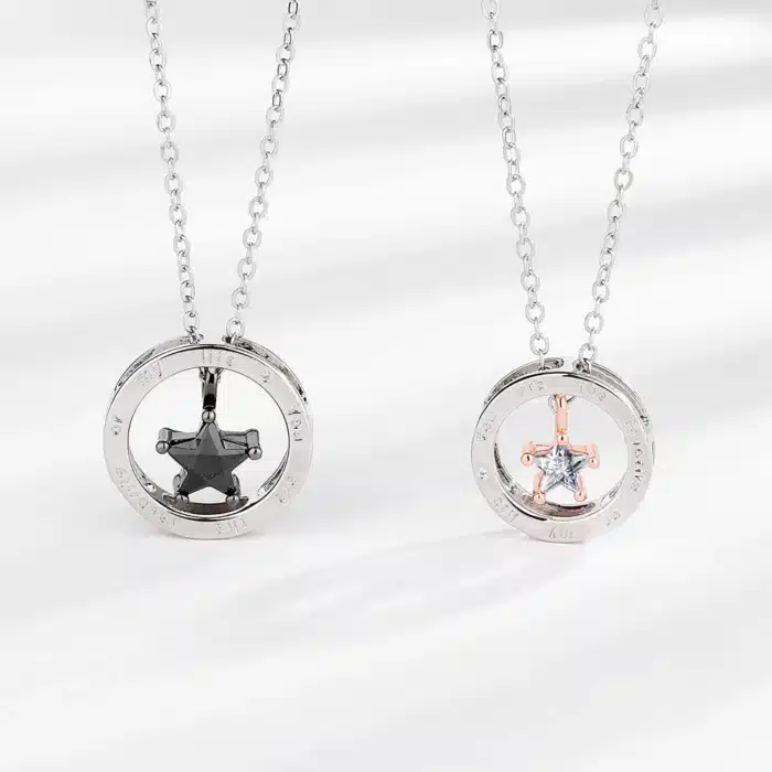 Collier amour couple original 2