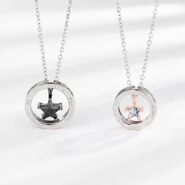 Collier amour couple original 2