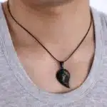 Collier couple coeur brise amour 2