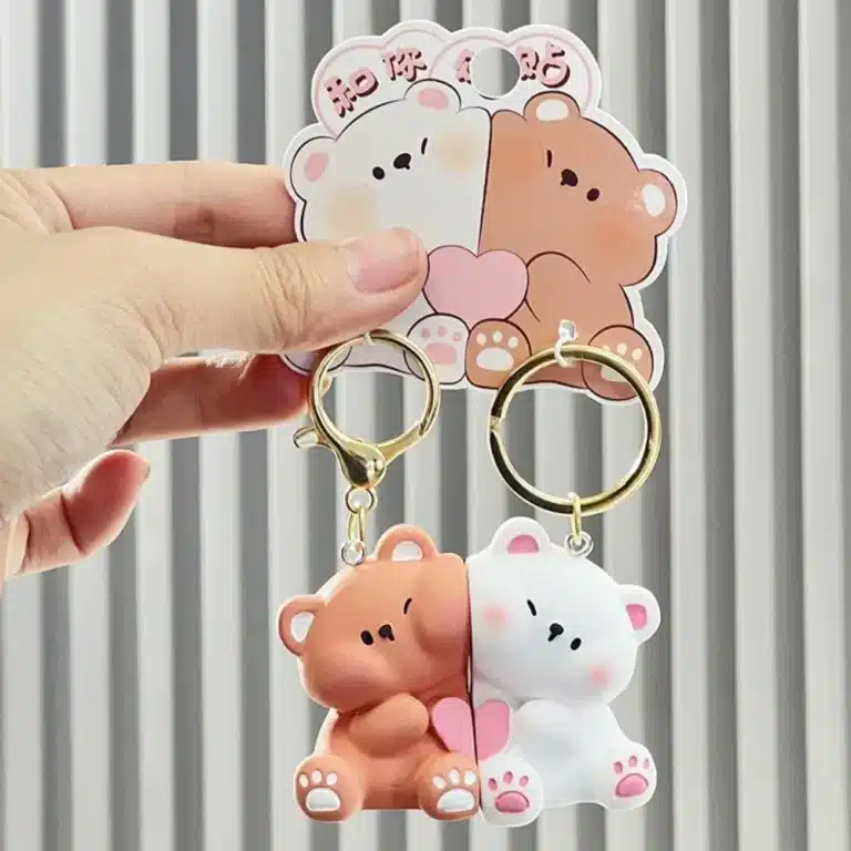 Porte clé magnetique couple 1