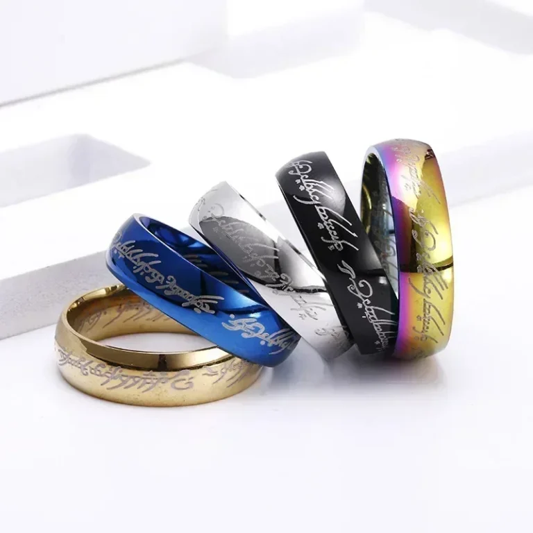 Anneaux bague de promesse couple 1