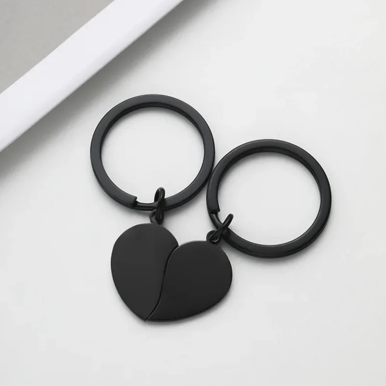 Porte clé couple prénom 3