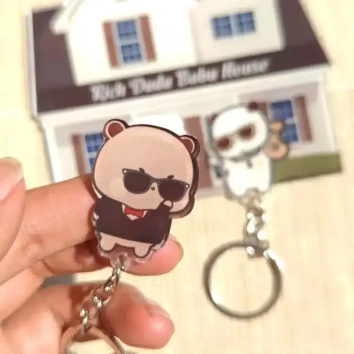 Porte clé panda couple 5