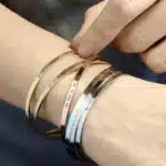 Bracelet couple avec message 1