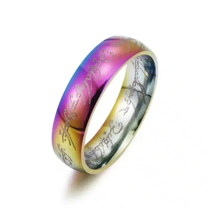 Anneaux bague de promesse couple 5