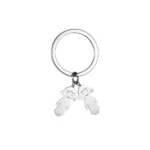 Porte clé couple gravé 3