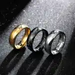Bague acier couple 1