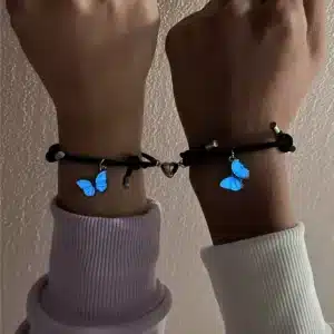 Bracelet couple distance ajustable 1