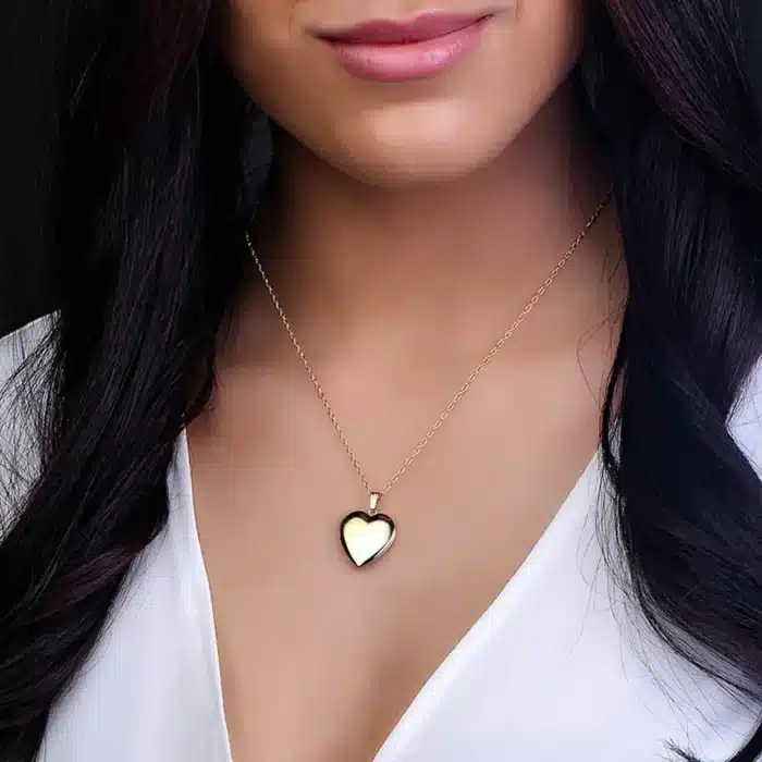 Collier couple coeur a graver 6
