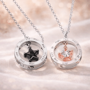 Collier amour couple original