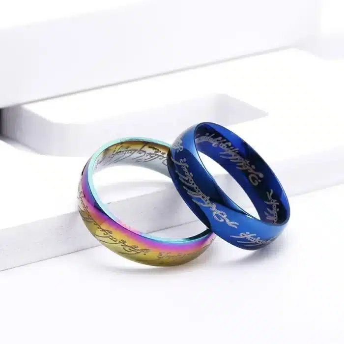 Anneaux bague de promesse couple 4