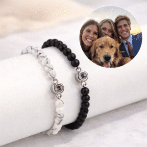 Bracelet de projection photo couple