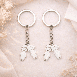 Porte clé couple gravé