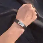 Bracelet couple cuir personnalisable 2