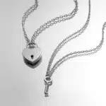 Collier clé couple 1