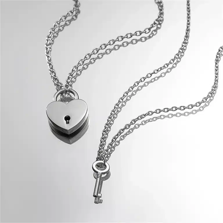 Collier clé couple 1