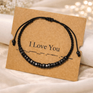 Bracelet couple codé homme et femme