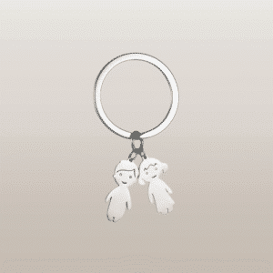 Porte clé couple gravé