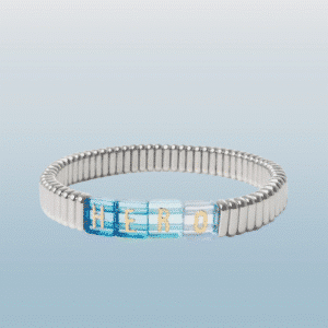 Bracelet couple avec lettre