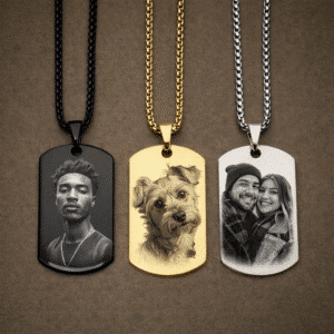 Cadeau collier couple avec date