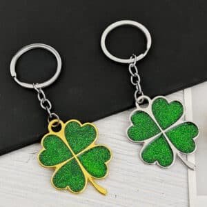 Porte clé trefles couple