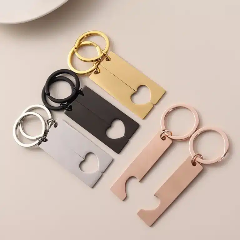 Porte clé couple personnalisable 3
