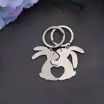 Porte clé couple lapin 1