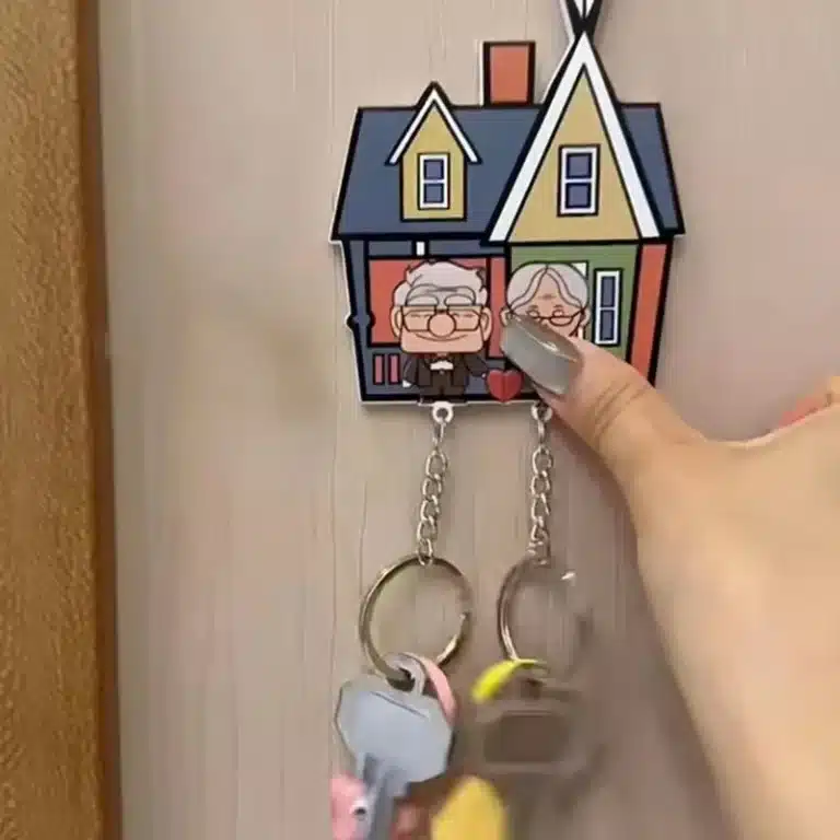 Porte clé couple là haut 1