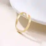 Bague promesse personnalisée 10