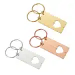 Porte clé couple personnalisable 2