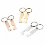 Porte clé couple personnalisable 5