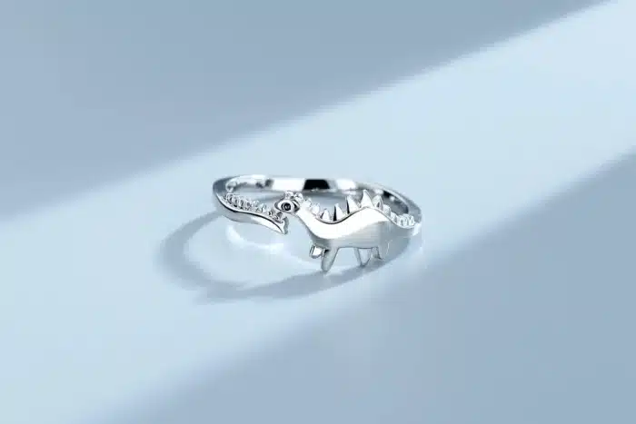 Bague dinosaure couple 16