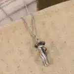 Collier couple enlacé 25